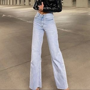 Princess Polly Cece Hammer Wide Leg Jeans